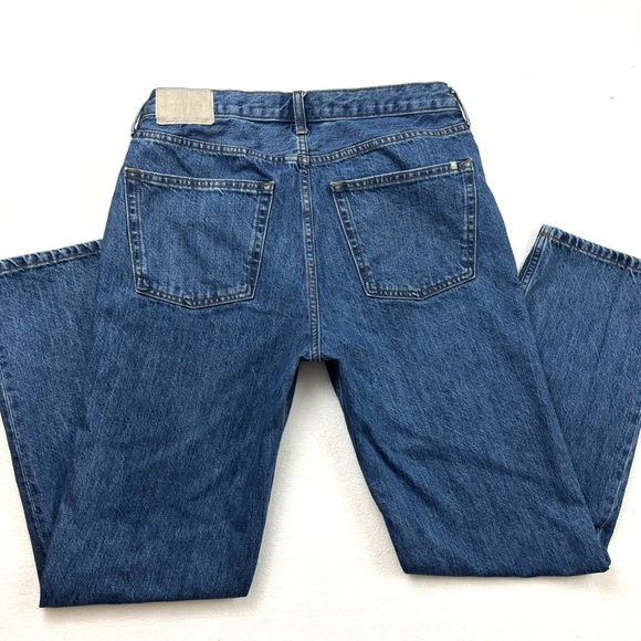 Everlane The Everybody Unisex 100% Organic Cotton Med Wash Highrise Ankle Jean - Picture 14 of 15